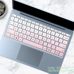 Microsoft Surface Laptop Go 12.4인치 용 실리콘 노트북 키보드 보호대 실리콘 스킨