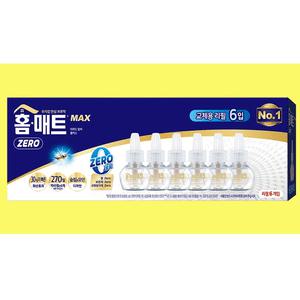 홈매트 맥스 제로 리퀴드 알파 플러스 리필 45일 6개입 무향