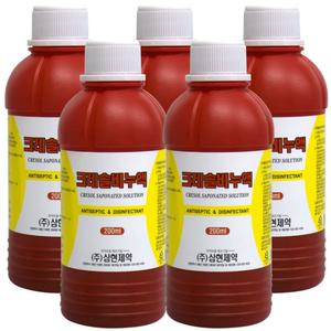 크레졸 크레솔비누액 200ml 5개 소독 노린제 유해조수 퇴치