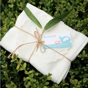신생아손수건 아기손수건 대나무 순한 가재손수건 거즈 아기 손수건 5p set 가제 수건 가제손수건
