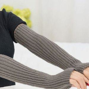 한 골지패턴 암워머 겨울팔토시 핸드워머