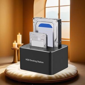 2베이 하드 드라이브 도킹 스테이션 USB 3.0-2.5