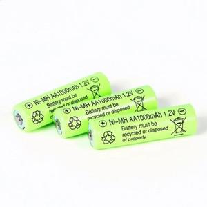 1.2V 1000mAh AA NI-MH 충전식 배터리