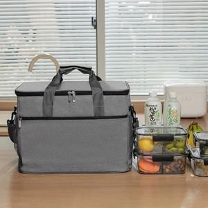 두꺼운 옥스포드 천 33L 보온 가방 대형 야외 피크닉 아이스팩 차량용 생활용품