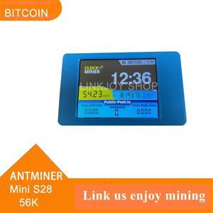 NerdMiner S28 싱글 코어 버전 T-디스플레이 S3 포켓 Ed 비트콘 솔로 복권 마이너 윈 6.5 BTC - WiFi 연결