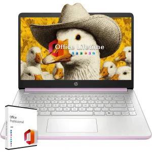 HP 14 학생 LAPTOP 랩탑 노트북,Intel 4-Core N150,UpTo 16GB 384GB+MICROSOFT 마이크로소프트 오피스 Pro