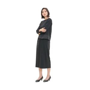 [올리비아하슬러] 아웃 포켓 밴딩 져지 스커트_OHDSSK101