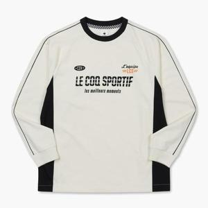 [르꼬끄](센텀시티점)(60% OFF) Lecoq 씨클리즘 맨투맨 남녀공용 (QP123CFS31_CRM)