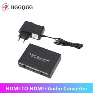 HDMI 5.1CH 오디오 변환기 광학 SPDIF RCA L/R 분배기 HDMI-HDMI 1080P 스테레오 어댑터 DAC 증폭기