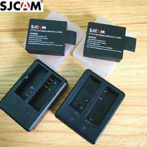 카메라 캠코더용품 기존 액세서리 1350/1050mAh 듀얼 충전기 이온 SJ4000 공기 SJ5000X C30R EKEN H9R H8