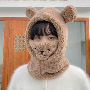 여자 귀여운 겨울 방한 모자 데이트 패션 스타일