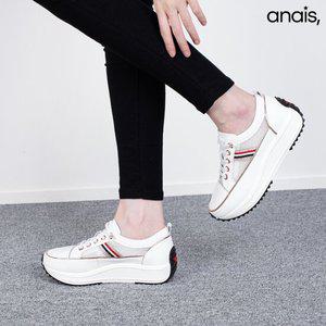 [아나이스] 소가죽 메쉬 여성 스니커즈 4cm_25S211 [무료배송]