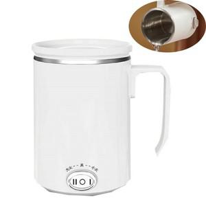 휴대용 미니 전기 주전자 여행용 핫 컵 따뜻한 가열 사무실 스튜 100 °C 350ml