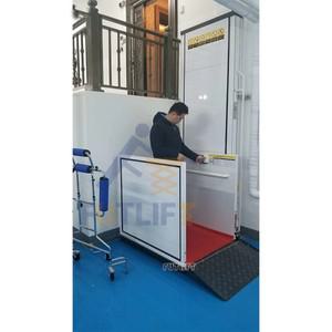 어르신용 전기 유압 홈 계단 휠체어 리프트, 1m, 20 피트