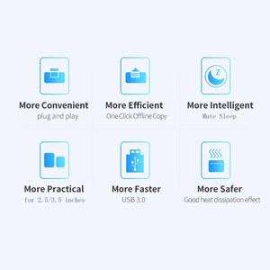 호환 도킹 3 5 3 0, 2 5 오프라인 , 케이스용 듀얼 SATA-USB 베이 스테이션, UnionSine 클론, SSD HDD
