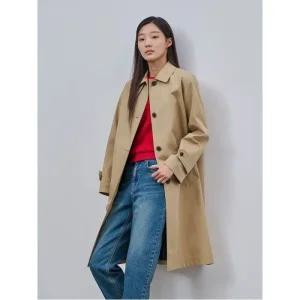 빈폴 레이디스 코튼 혼방 맥 트렌치 코트 베이지 BF483TC01A 274975