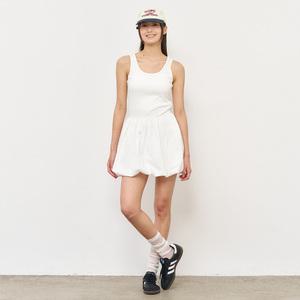 WOMAN 저지 탑 벌룬 원피스 [WHITE] / WBE2L15512