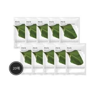 [20매] Abib 아비브 약산성 pH 시트 마스크 어성초 핏(약산성 저자극 진정 케어) 30ml