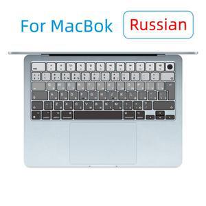러시아어 apple 호환 MacBook 노트북 키보드 스티커 버튼 스티커 Simple Grey Air M4 15.3 A3241 A2941 Pro