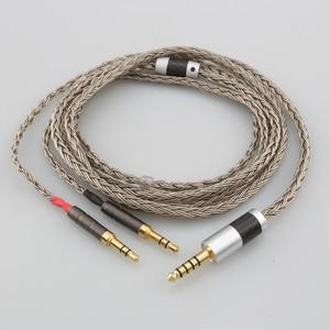 4핀 Xlr 4.4 2.5mm16 코어 헤드폰 이어폰 케이블, 3.5 Hifiman Ananda sundara HE1000se HE6se he400 Z7M2