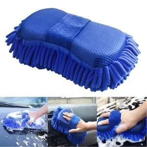 Car Cleaning Sponge Wash Washing Brush Pad Tool Microfiber Polishing Dusting Scratch-free Floors