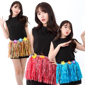 하와이 훌라 스커트 수술치마 30cm 파티용품 파티소품