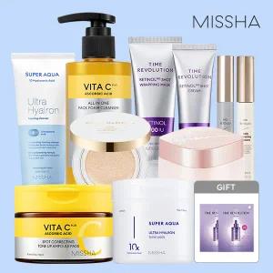 [10%+T5%] 미샤 단독 비타씨 1+1 외 베스트 클렌징 /앰플/패드/선크림/비비