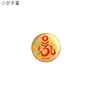 선우몰 순금 옴자 스티커 (소) 24K골드 불교스티커 휴대폰악세사리