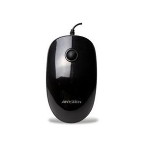 ANYZEN M200 유선 무소음 마우스 블랙