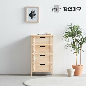 아이브 더 네이쳐 4단 미니 원목다용도수납장