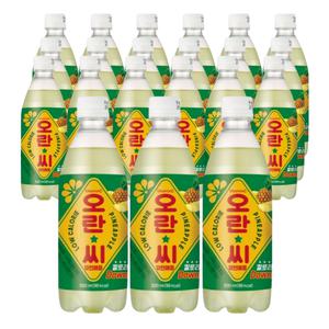 오란씨파인애플500ml 20개 비타민c 저칼로리 탄산음료
