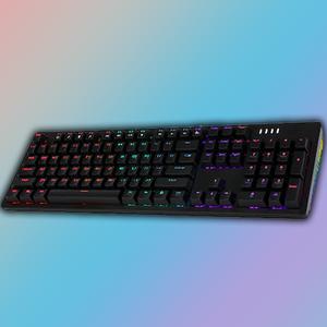 앱코 K515 축교환 측면 RGB 이중사출 게이밍 기계식 키보드 블랙 청축