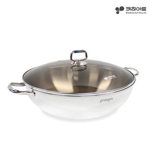 키친아트 그랑제 인덕션가능 통3중 스텐레스 궁중전골냄비 28cm
