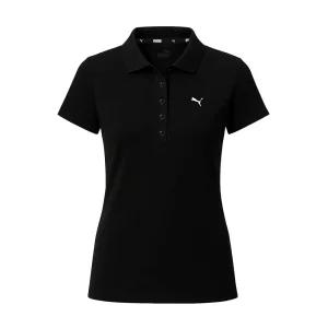 퓨마 여성 폴로 반팔 피케 카라 티셔츠 블랙 586779-51