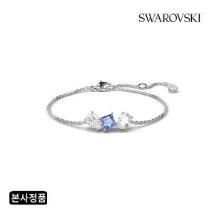 [스와로브스키](강남점)[본사정품/쇼핑백증정] Mesmera 블루 로듐 팔찌 M 5668359