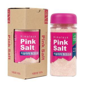 MUSO 히말라야 핑크소금 400g x 1개 (고운입자)