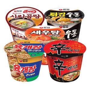[NS홈쇼핑]농심 큰사발 16개입(신라면 4+새우탕4+튀김우동4+사리곰탕2+육개장2)..[32413220]