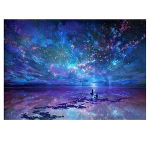 DIY 명과 그림 그리기 에메랄드 오션나잇 40x50 24색 유화 피포페인팅