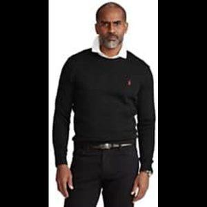 여성패션 풀오버니트 Polo Ralph Lauren 남성용 크루넥 풀오버 스웨터 폴로 블랙 XXL 블랙.