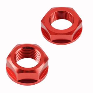 CRF450R 리어 450X CRF250X CRF450L 450RX CR250R 너트 M16 250RX 휠 액슬 M22 혼다 CRF250R 용 나사 2000 2007 프론트 CRF CR125R
