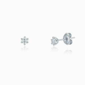[로이드](마산점)5K 0.2캐럿(0.1ct2) 다이아몬드 6프롱 귀걸이 LEF24028H
