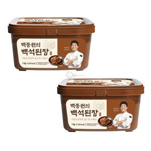 백종원 백석 된장 시골된장맛 1kg 2개
