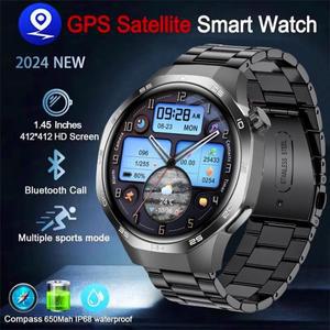 남성용 GPS 추적 나침반 고도계, 블루투스 토크 NFC 야외 스마트워치, 화웨이 워치 5 스포츠 스마트워치, I