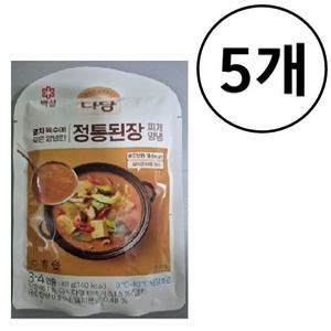 CJ 다담 정통된장찌개양념 140g X 5개