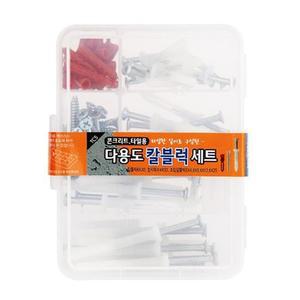 피스세트 다용도 칼블럭 세트 66개입 목재 타일 석고 타일용못