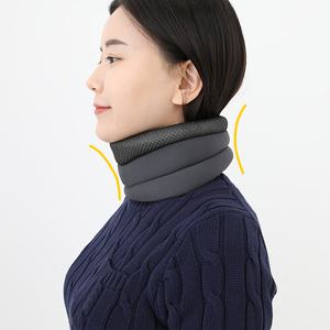 여성 목보호대 휴대용 일자 거북목 쿠션형 목밴드 목 디스크 교정기 보조기
