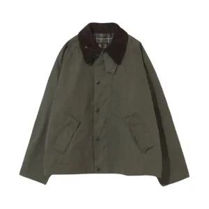 바버 OS 트랜스포트 캐주얼 논왁스 자켓 세이지 Barbour OS Transport Casual Non-Wax Jacket Sage