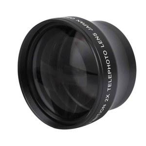 필터 설치를 위한 37MM 렌즈 나사산과 46MM 전면 나사산을 갖춘 모든 카메라용 고화질 컨버터 망원 2X 변환