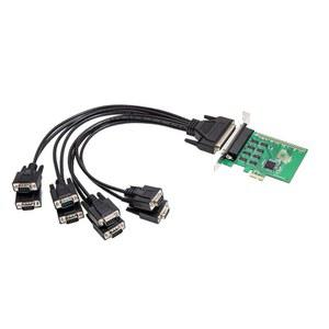 I /O Crest RS-232 DB9 시리즈 8x 시리얼(8S) 8 포트 PCI-Express 2.0 x1 카드 XR17V358 칩셋 16C550 UART