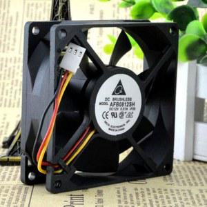 델타 AFB0812SH F00용 CAQL 서버 /케이스 냉각 팬, 12V 0.51A 80 * 25mm 3핀 속도 센서, 4000RPM
